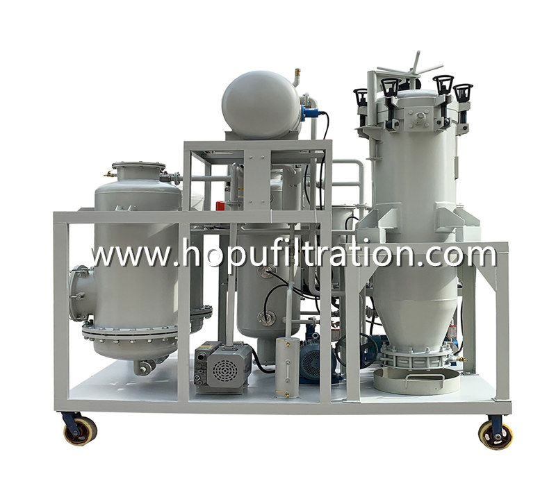 Black Hydraulic Lube Oil Decolorization and Filtration System