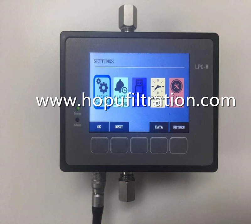 Online Oil Particle Counter,Oil Cleanness NAS/ISO Meter