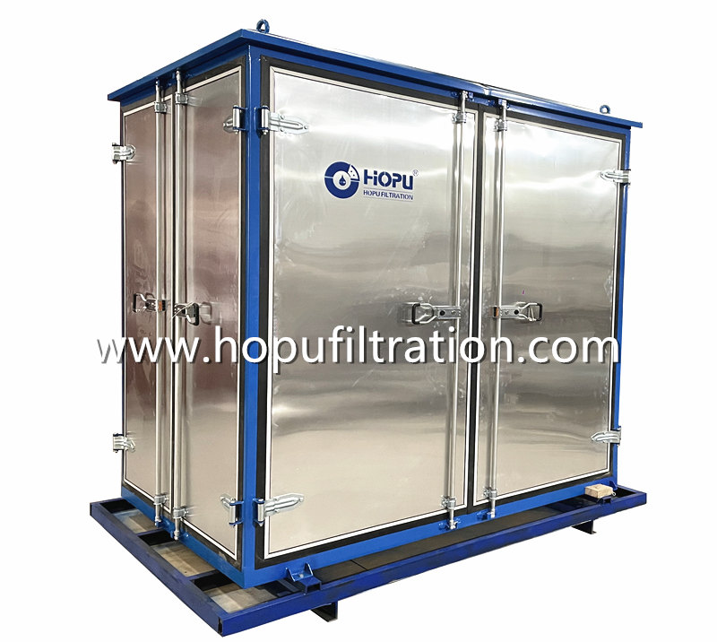 Fully Aluminum Alloy Closed Doors Transformer Oil Purifier machine