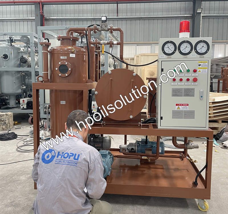 Vacuum and Coalescence Separation Turbine Oil Purifier