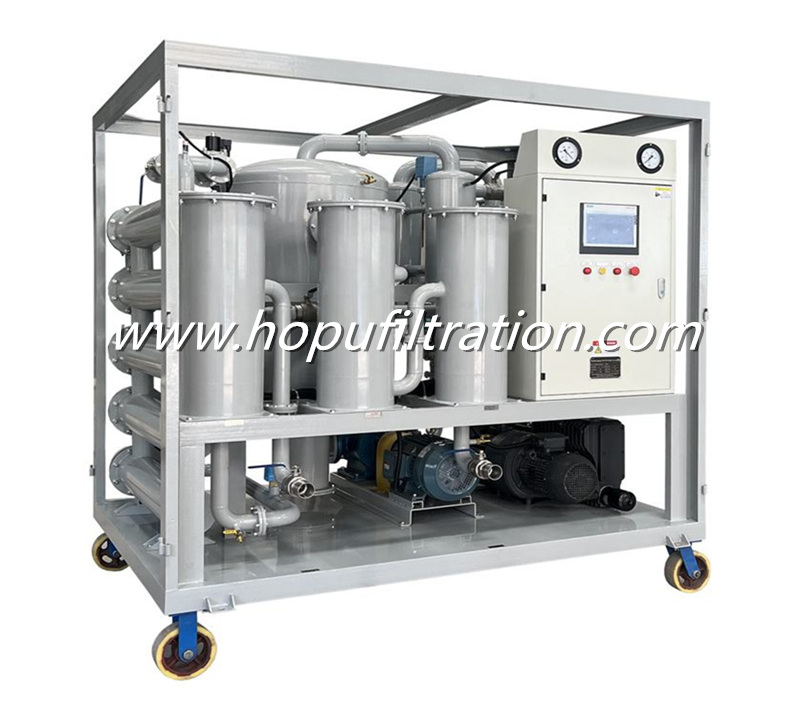 PLC Fully Automatic Double Vacuum Transformer Oil Filtration Plant