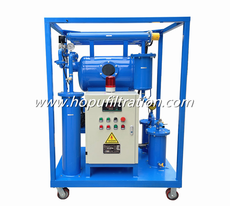Single Stage Vacuum Transformer Oil Filtration Unit, Insulation Oil Purifier
