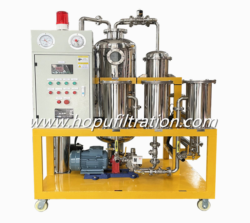 Thermal Power Plant Fire Resistant Hydraulic Oil Stainless Steel Oil Filtration Plant