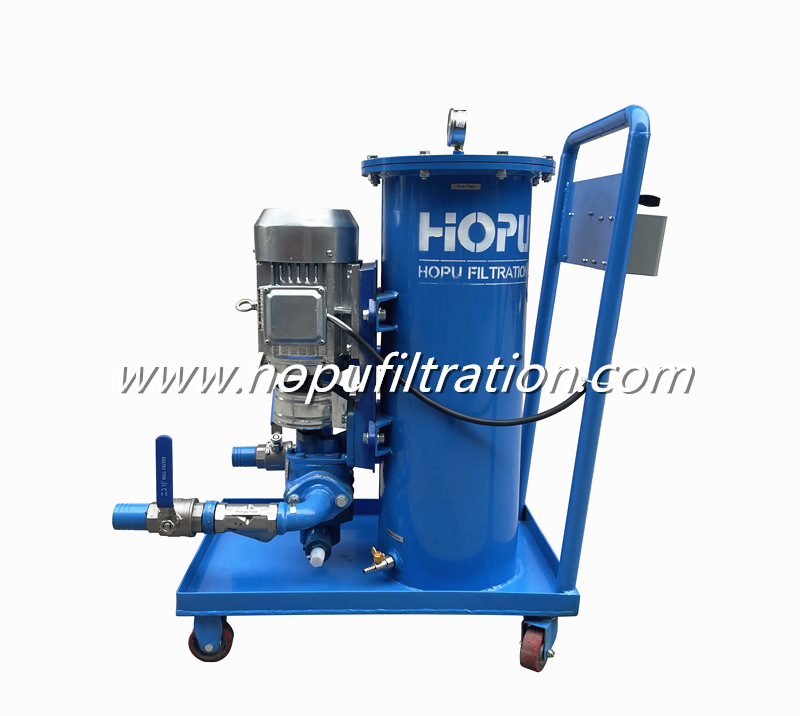 Portable Oil Filtration Unit, Small Oil Filter Trolley