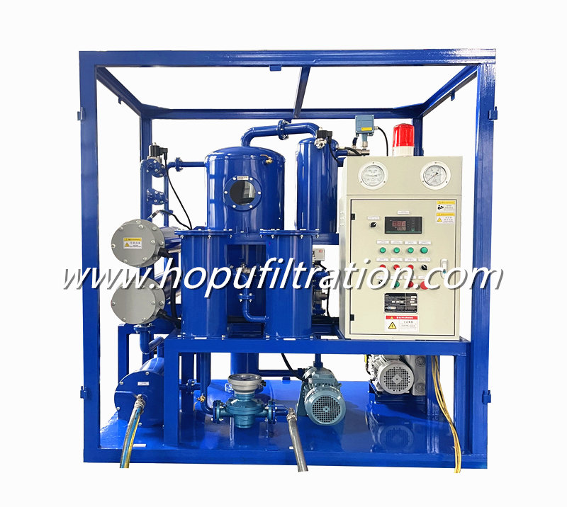 Double Stage Vacuum Transformer Oil Centrifuging Dehydration  Machine