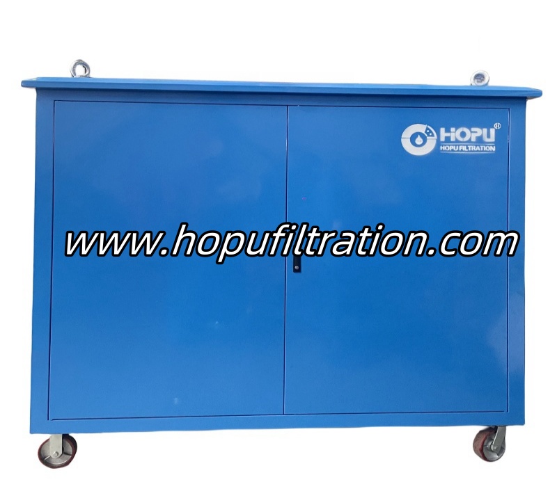 Weather-proof Enclosed Double Stage Vacuum Dehydration Degasification Transformer Oil Purifier