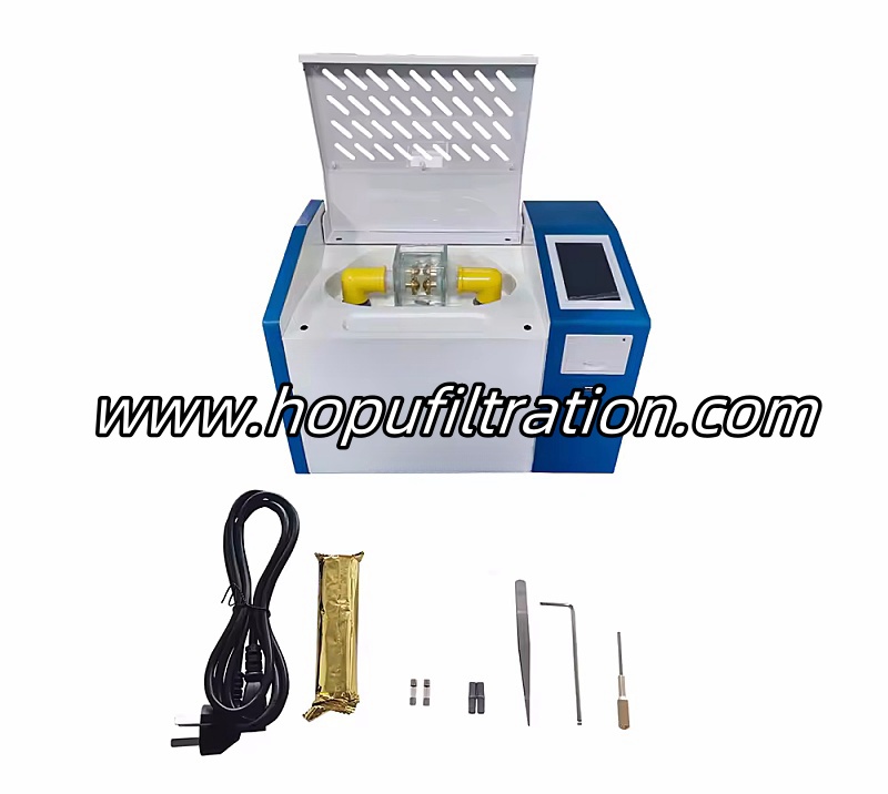 ASTMD1816 Standard Transformer Oil Breakdown Voltage Tester, Oil BDV Test Kit