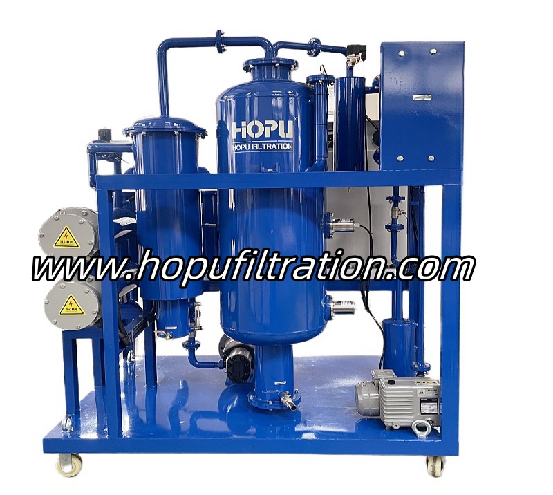 Lube Oil Metal Particles Filtration Skid, Coolant Oil Purification Machine